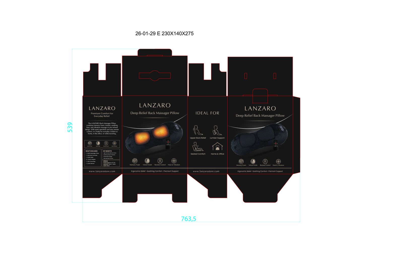 LANZARO Back Comfort Guide